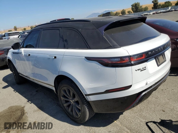 2018 Land Rover Range Rover Velar R-Dynamic SE with VIN SALYL2RN8JA758838, listed as a Copart auction lot 63860003 with 51,777 mi miles. Bid and sale history available at carsss.com. Image 2.