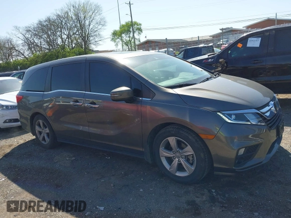 2019 Honda Odyssey EX-L with VIN 5FNRL6H78KB115260, listed as a IAAI auction lot 41962095 with 146,658 mi miles and . Bid and sale history available at DreamBid. Image 13.
