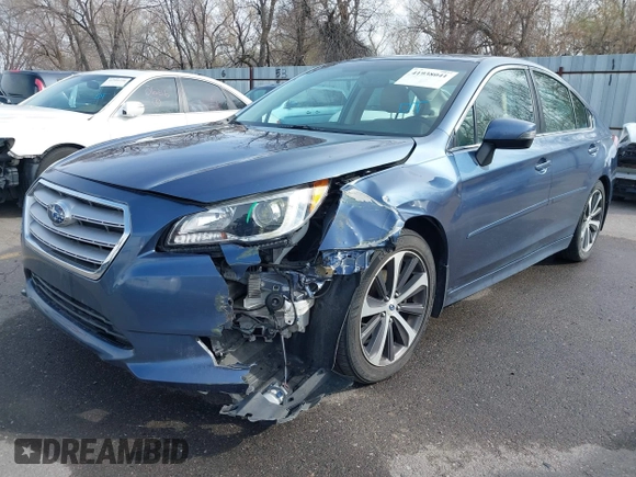 2015 Subaru Legacy 2.5i Limited with VIN 4S3BNBL64F3070890, listed as a IAAI auction lot 41938041 with 89,417 mi miles. Bid and sale history available at carsss.com. Image 2.