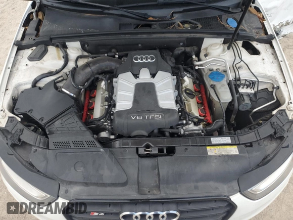 2015 Audi S4 Prestige with VIN WAUKGAFLXFA009493, listed as a Copart auction lot 69283674 with 96,559 mi miles and Salvage Title. Bid and sale history available at carsss.com. Image 12.