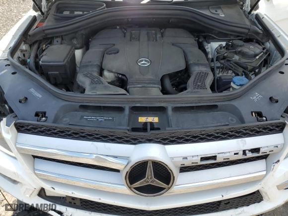 2016 Mercedes-Benz GL with VIN 4JGDF6EE4GA711241, listed as a Copart auction lot 61673364 with 124,547 mi miles and Salvage Title. Bid and sale history available at carsss.com. Image 12.