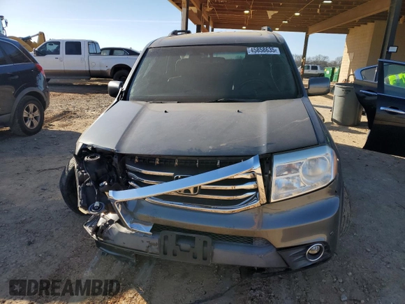 2012 Honda Pilot Touring with VIN 5FNYF3H90CB036699, listed as a Copart auction lot 45858635 with 161,132 mi miles and Salvage Title. Bid and sale history available at carsss.com. Image 5.