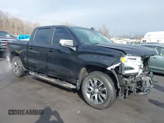 2023 Chevrolet Silverado 1500 LT with VIN 1GCPDDEK2PZ159743, listed as a IAAI auction lot 41651805 with 22,909 mi miles. Bid and sale history available at carsss.com. Image 1.