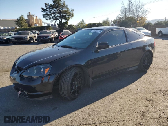 2002 Acura RSX Manual with VIN JH4DC53812C014223, listed as a Copart auction lot 81935934 with 131,353 mi miles and Salvage title. Bid and sale history available at DreamBid. Image 1.