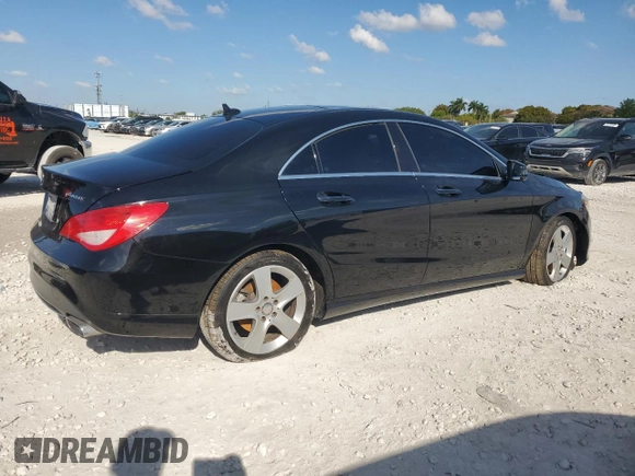 2016 Mercedes-Benz CLA with VIN WDDSJ4GB1GN387486, listed as a Copart auction lot 50953115 with 73,422 mi miles and Salvage Title. Bid and sale history available at carsss.com. Image 3.