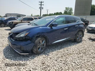 2020 Nissan Murano Platinum with VIN 5N1AZ2DS3LN166128, listed as a Copart auction lot 59097295 with 25,506 mi miles and Salvage title. Bid and sale history available at DreamBid. Image 1.