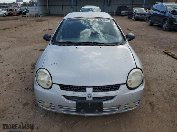 2000 Dodge Neon Highline with VIN 1B3ES46C6YD550348, listed as a Copart auction lot 76581624 with 0 mi miles and Salvage Title. Bid and sale history available at carsss.com. Image 5.