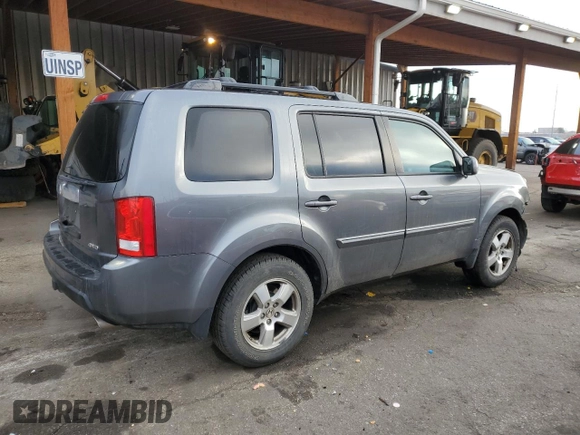 2011 Honda Pilot EX-L with VIN 5FNYF4H50BB066271, listed as a Copart auction lot 48007185 with 116,340 mi miles and Salvage Title. Bid and sale history available at DreamBid. Image 3.