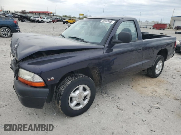1999 Dodge Dakota SLT z VIN 1B7FL26X9XS131668, wystawiony jako Copart lot #53152605 z przebiegiem 92 663 mil mil oraz Szkoda całkowita • Salvage title. Historia ofert i sprzedaży dostępna na DreamBid. Obrazek 1.