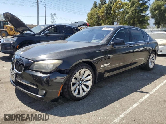 2011 BMW 7 Series with VIN WBAKX8C55BC198292, listed as a Copart auction lot 57907915 with 76,478 mi miles and Salvage title. Bid and sale history available at DreamBid. Image 1.