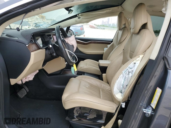 2016 Tesla Model X 70D with VIN 5YJXCDE26GF034172, listed as a Copart auction lot 51710865 with 78,930 mi miles and Salvage Title. Bid and sale history available at carsss.com. Image 7.