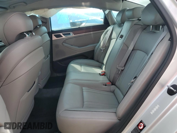 2017 Genesis G80 3.8L with VIN KMHGN4JE4HU195568, listed as a Copart auction lot 73215344 with 46,976 mi miles and Non Repairable. Bid and sale history available at carsss.com. Image 10.