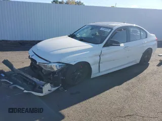 2017 BMW 3 Series 340i xDrive with VIN WBA8B7C36HK806546, listed as a Copart auction lot 76159134 with 105,164 mi miles and Salvage Title. Bid and sale history available at carsss.com. Image 1.
