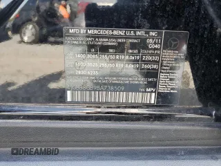 2011 Mercedes-Benz M 350 with VIN 4JGBB8GB9BA738509, listed as a Copart auction lot 53928805 with 168,638 mi miles and Clean Title. Bid and sale history available at DreamBid. Image 14.