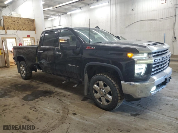 2021 Chevrolet Silverado 3500HD LTZ with VIN 1GC4YUEY6MF195556, listed as a Copart auction lot 42080565 with 137,185 mi miles and Salvage Title. Bid and sale history available at carsss.com. Image 4.