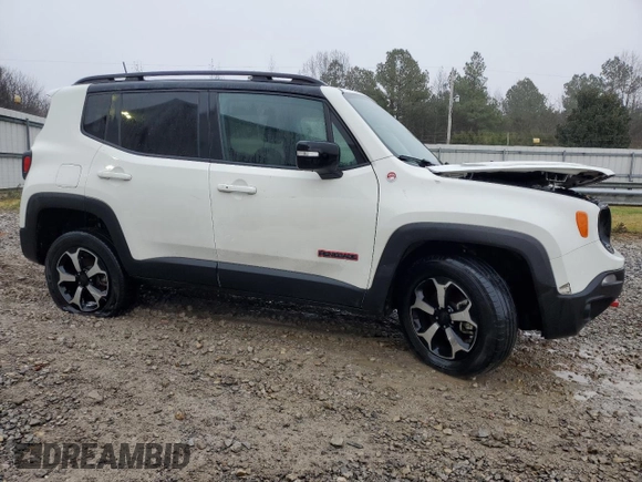 2022 Jeep Renegade Trailhawk with VIN ZACNJDC14NPN99899, listed as a Copart auction lot 86377004 with 51,000 mi miles and Clean Title. Bid and sale history available at DreamBid. Image 4.