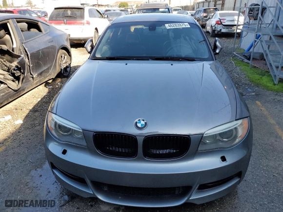 2013 BMW 1 Series 135i with VIN WBAUC9C5XDVY60157, listed as a Copart auction lot 46283975 with 192,388 mi miles and Clean Title. Bid and sale history available at carsss.com. Image 5.