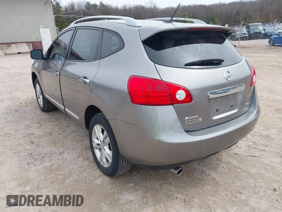 2013 Nissan Rogue SL with VIN JN8AS5MV1DW125484, listed as a IAAI auction lot 41929405 with 130,811 mi miles and . Bid and sale history available at DreamBid. Image 3.