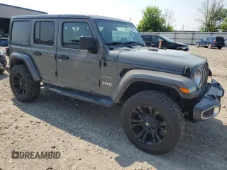 2018 Jeep Wrangler Unlimited Sahara with VIN 1C4HJXEG4JW241511, listed as a Copart auction lot 59003215 with 61,442 mi miles and Clean title. Bid and sale history available at DreamBid. Image 4.