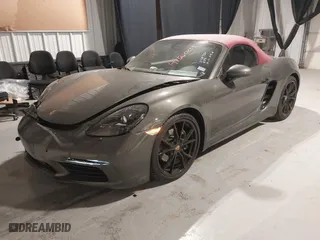 2025 Porsche 718 Boxster with VIN WP0CA2A89SK212378, listed as a IAAI auction lot 41560239 with 735 mi miles. Bid and sale history available at carsss.com. Image 17.