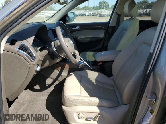 2014 Audi Q5 Premium Plus with VIN WA1DGAFP0EA037312, listed as a Copart auction lot 61694505 with 124,252 mi miles and Salvage title. Bid and sale history available at DreamBid. Image 7.