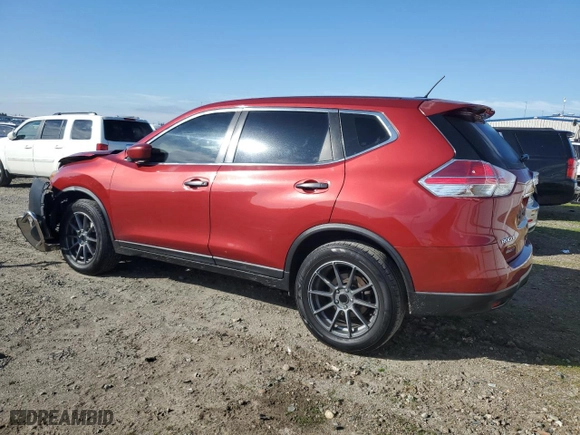 2016 Nissan Rogue SV with VIN KNMAT2MV1GP737495, listed as a Copart auction lot 47624735 with 155,574 mi miles and Salvage Title. Bid and sale history available at carsss.com. Image 2.