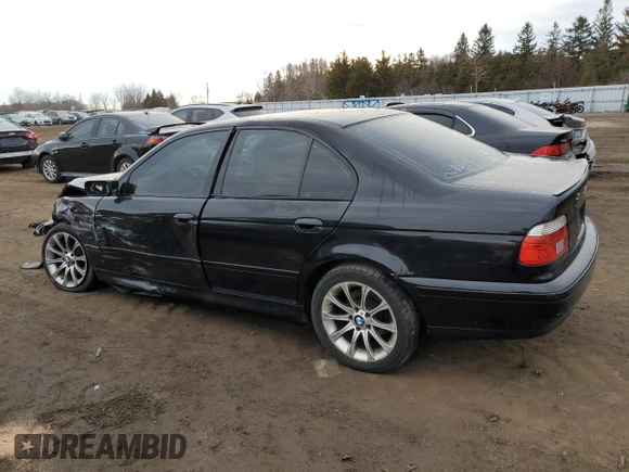 2003 BMW 5 Series 540iA with VIN WBADN63453GN88538, listed as a Copart auction lot 41917404 with 0 mi miles and Salvage Title. Bid and sale history available at carsss.com. Image 2.