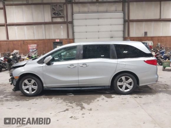 2018 Honda Odyssey EX-L с VIN 5FNRL6H76JB019769, выставлен на аукционе IAAI как лот 42213596 с пробегом 91 725 миль миль и . История ставок и продаж доступна на DreamBid. Изображение 15.