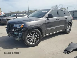 2018 Jeep Grand Cherokee Summit with VIN 1C4RJFJT1JC350270, listed as a Copart auction lot 49503365 with 48,787 mi miles and Salvage title. Bid and sale history available at DreamBid. Image 1.