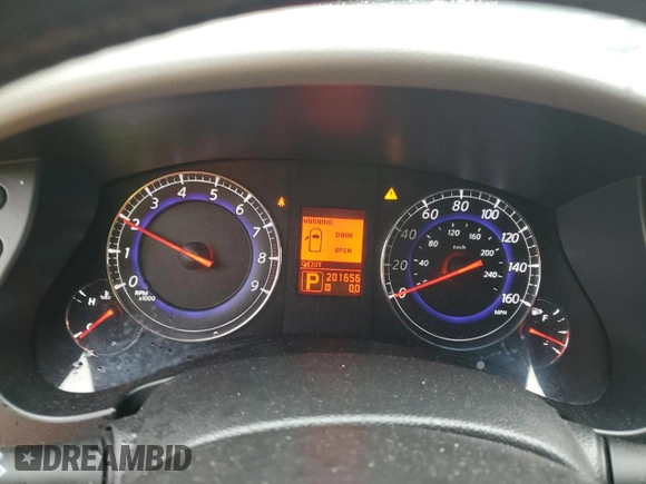2010 Infiniti EX Journey with VIN JN1AJ0HR5AM751421, listed as a Copart auction lot 78507394 with 201,656 mi miles and Salvage Title. Bid and sale history available at DreamBid. Image 9.