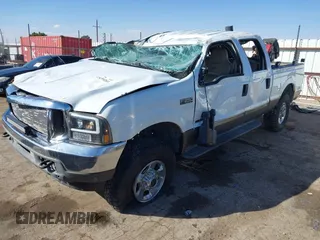 2002 Ford Super Duty F-250 XL with VIN 1FTNW21F42EC30455, listed as a IAAI auction lot 41439201 with 1 mi miles. Bid and sale history available at carsss.com. Image 2.