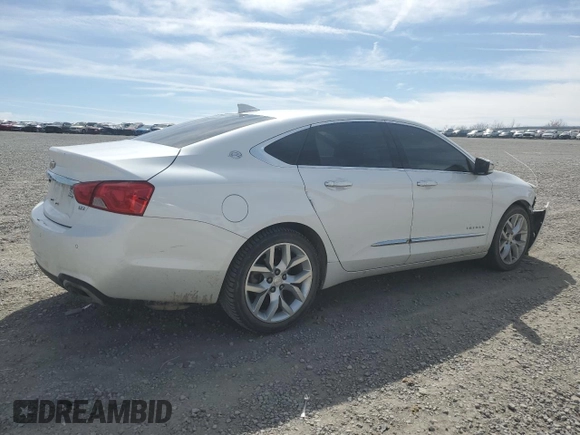 2016 Chevrolet Impala LTZ with VIN 2G1145S34G9205116, listed as a Copart auction lot 48462355 with 109,961 mi miles and Salvage Title. Bid and sale history available at carsss.com. Image 3.