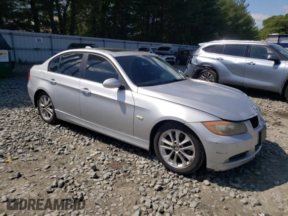 2006 BMW 3 Series 325i with VIN WBAVB17526NK35676, listed as a Copart auction lot 54720034 with 140,273 mi miles and Salvage Title. Bid and sale history available at carsss.com. Image 4.