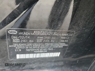2015 Hyundai Elantra SE z VIN 5NPDH4AE4FH617845, wystawiony jako Copart lot #84423864 z przebiegiem Nie podano mil oraz Nie do naprawy. Historia ofert i sprzedaży dostępna na DreamBid. Obrazek 12.