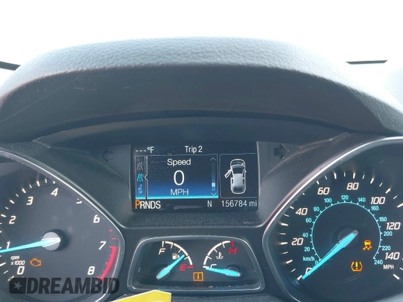 2016 Ford Escape Titanium with VIN 1FMCU9J99GUB27573, listed as a IAAI auction lot 42445457 with 156,784 mi miles and . Bid and sale history available at DreamBid. Image 7.