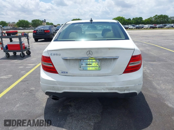 2014 Mercedes-Benz C 250 Sport with VIN WDDGF4HB0EG255701, listed as a IAAI auction lot 42213602 with 107,102 mi miles and . Bid and sale history available at carsss.com. Image 16.
