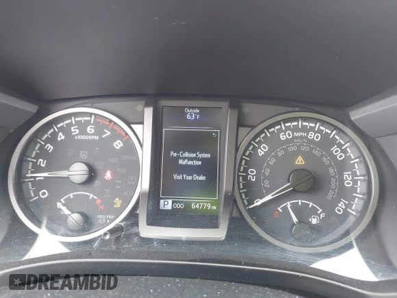 2021 Toyota Tacoma SR5 with VIN 3TMDZ5BN1MM119711, listed as a IAAI auction lot 42479038 with 64,779 mi miles and . Bid and sale history available at DreamBid. Image 7.