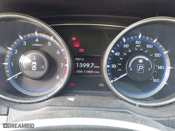 2014 Hyundai Sonata GLS with VIN 5NPEB4AC1EH889286, listed as a IAAI auction lot 41967498 with 113,033 mi miles. Bid and sale history available at carsss.com. Image 7.