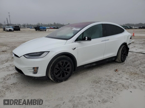 2017 Tesla Model X 90D z VIN 5YJXCBE22HF076134, wystawiony jako Copart lot #41828555 z przebiegiem 214 443 mil mil oraz Szkody całkowita. Historia ofert i sprzedaży dostępna na DreamBid. Obrazek 1.