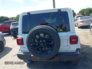 2024 Jeep Wrangler Sahara with VIN 1C4RJXP64RW225507, listed as a IAAI auction lot 42245973 with 45,984 mi miles and . Bid and sale history available at DreamBid. Image 16.