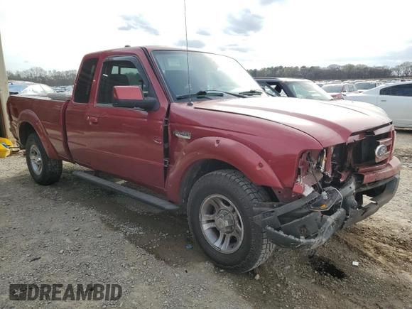 2010 Ford Ranger XLT with VIN 1FTKR4EE2APA43211, listed as a Copart auction lot 49880215 with 202,255 mi miles and Salvage Title. Bid and sale history available at carsss.com. Image 4.