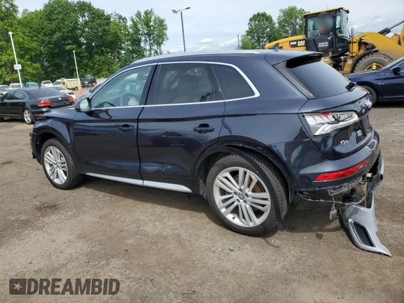 2019 Audi Q5 Prestige z VIN WA1CNAFY9K2128403, wystawiony jako Copart lot #58505195 z przebiegiem 97 257 mil mil oraz Szkoda całkowita • Salvage title. Historia ofert i sprzedaży dostępna na DreamBid. Obrazek 2.
