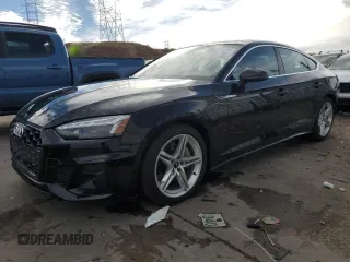 2022 Audi A5 Sportback S line Premium Plus with VIN WAUFACF50NA009260, listed as a Copart auction lot 86681624 with 24,283 mi miles and Salvage Title. Bid and sale history available at carsss.com. Image 1.