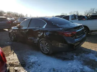 2018 Infiniti Q50 3.0t LUXE with VIN JN1EV7AR9JM432127, listed as a Copart auction lot 87261304 with Not Provided miles and Salvage Title. Bid and sale history available at carsss.com. Image 2.