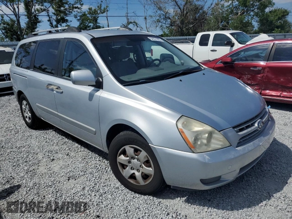 2008 Kia Sedona LX with VIN KNDMB233986220663, listed as a Copart auction lot 54321825 with 125,504 mi miles and Salvage Title. Bid and sale history available at DreamBid. Image 4.