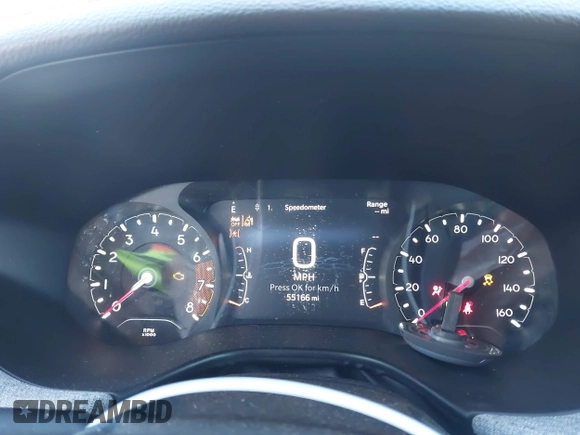 2022 Jeep Compass Latitude with VIN 3C4NJDBB8NT124794, listed as a IAAI auction lot 41817343 with 55,166 mi miles and . Bid and sale history available at DreamBid. Image 7.