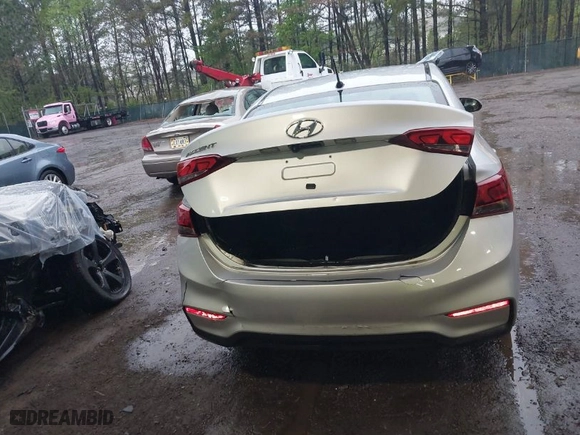 2020 Hyundai Accent SEL with VIN 3KPC24A69LE113751, listed as a IAAI auction lot 42000132 with 55,716 mi miles. Bid and sale history available at carsss.com. Image 16.