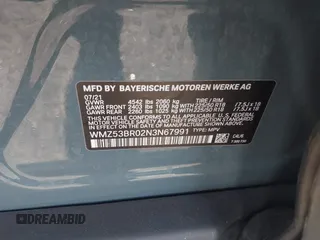 2022 MINI Countryman Cooper S with VIN WMZ53BR02N3N67991, listed as a IAAI auction lot 42181491 with 54,701 mi miles and . Bid and sale history available at DreamBid. Image 9.