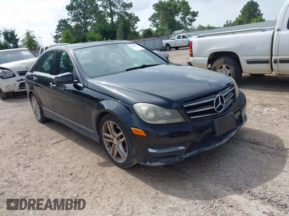 2014 Mercedes-Benz C 250 Sport with VIN WDDGF4HB8EG207833, listed as a IAAI auction lot 42636422 with 90,555 mi miles and . Bid and sale history available at DreamBid. Image 1.