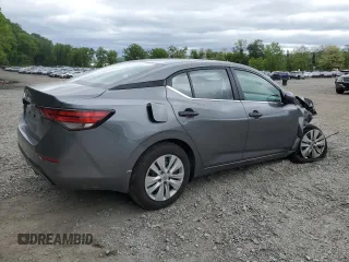 2025 Nissan Sentra S z VIN 3N1AB8BV1SY251935, wystawiony jako Copart lot #57701305 z przebiegiem 7 311 mil mil oraz Szkoda całkowita • Salvage title. Historia ofert i sprzedaży dostępna na DreamBid. Obrazek 3.